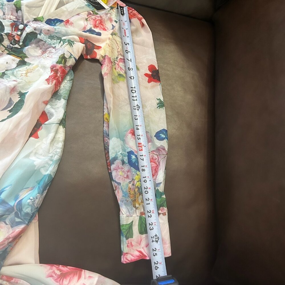 NWT Dalia MacPhee Floral Garden French Country Style Feminine Maxi Dress - Picture 10 of 16
